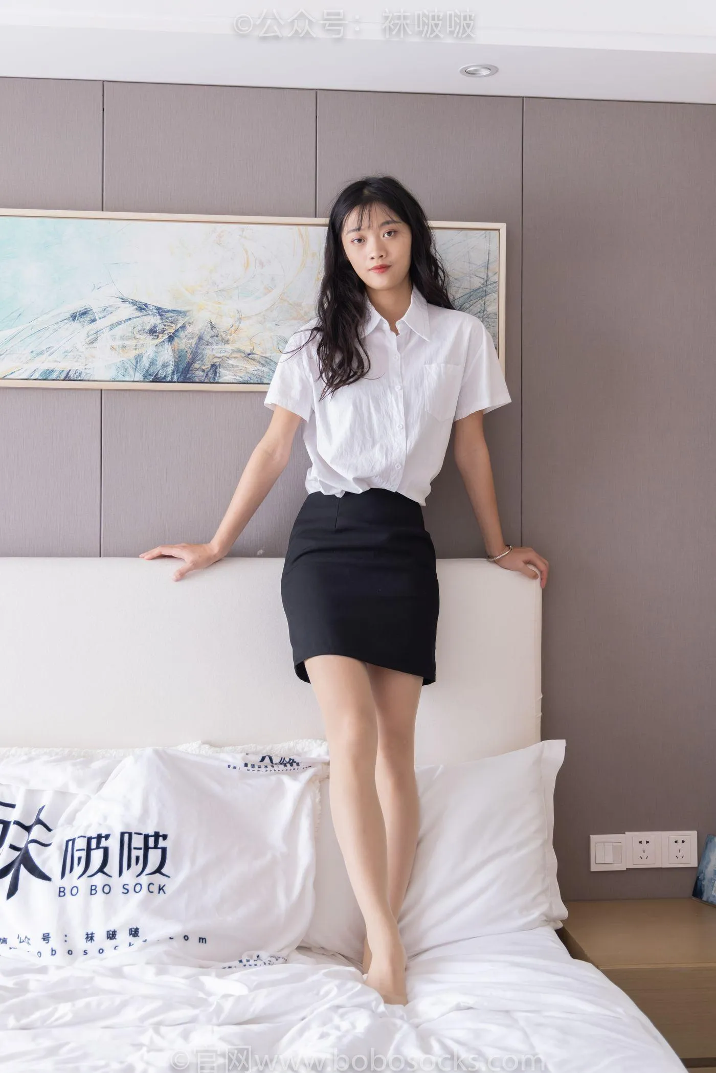 [BoBoSocks袜啵啵]NO.071 涵涵-OL制服、高跟鞋、肉丝 [145P]插图4